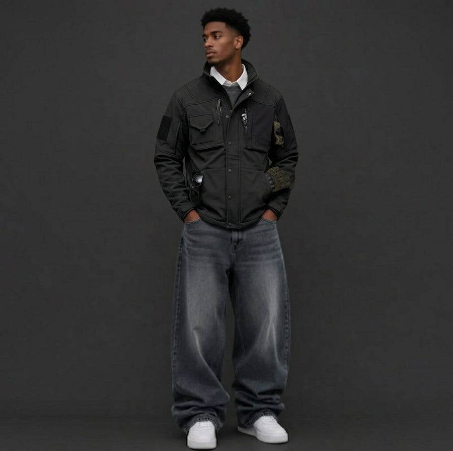 Virenzo Men Utility Jacket Cargo